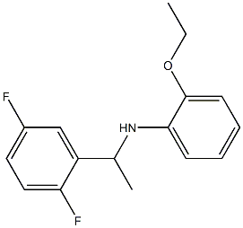 N-[1-(2,5-difluorophenyl)ethyl]-2-ethoxyaniline Structure