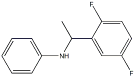 N-[1-(2,5-difluorophenyl)ethyl]aniline,,结构式