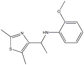 N-[1-(2,5-dimethyl-1,3-thiazol-4-yl)ethyl]-2-methoxyaniline|