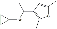 N-[1-(2,5-dimethylfuran-3-yl)ethyl]cyclopropanamine|