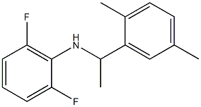 N-[1-(2,5-dimethylphenyl)ethyl]-2,6-difluoroaniline,,结构式