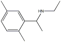 N-[1-(2,5-dimethylphenyl)ethyl]-N-ethylamine Structure