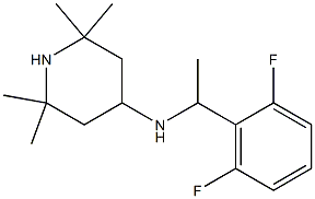 N-[1-(2,6-difluorophenyl)ethyl]-2,2,6,6-tetramethylpiperidin-4-amine Structure