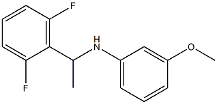 N-[1-(2,6-difluorophenyl)ethyl]-3-methoxyaniline Struktur