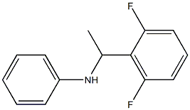 N-[1-(2,6-difluorophenyl)ethyl]aniline Structure