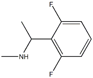 N-[1-(2,6-difluorophenyl)ethyl]-N-methylamine Structure