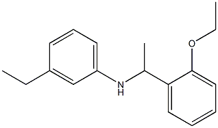 N-[1-(2-ethoxyphenyl)ethyl]-3-ethylaniline Structure