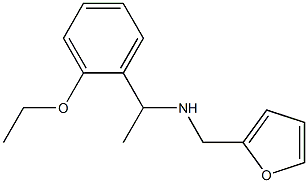 N-[1-(2-ethoxyphenyl)ethyl]-N-(2-furylmethyl)amine 结构式