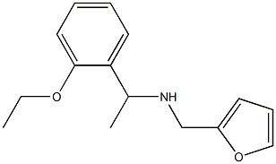 N-[1-(2-ethoxyphenyl)ethyl]-N-(2-furylmethyl)amine,,结构式