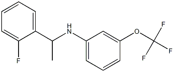  N-[1-(2-fluorophenyl)ethyl]-3-(trifluoromethoxy)aniline