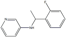 N-[1-(2-fluorophenyl)ethyl]pyridin-3-amine Structure