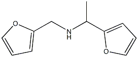 N-[1-(2-furyl)ethyl]-N-(2-furylmethyl)amine Struktur