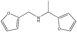 N-[1-(2-furyl)ethyl]-N-(2-furylmethyl)amine,,结构式