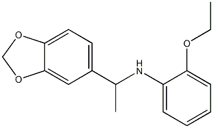 N-[1-(2H-1,3-benzodioxol-5-yl)ethyl]-2-ethoxyaniline Struktur