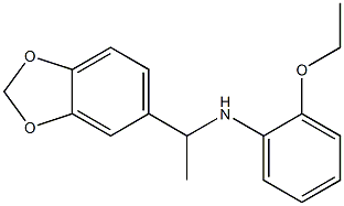 N-[1-(2H-1,3-benzodioxol-5-yl)ethyl]-2-ethoxyaniline Structure