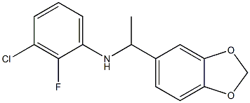 N-[1-(2H-1,3-benzodioxol-5-yl)ethyl]-3-chloro-2-fluoroaniline