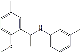  N-[1-(2-methoxy-5-methylphenyl)ethyl]-3-methylaniline