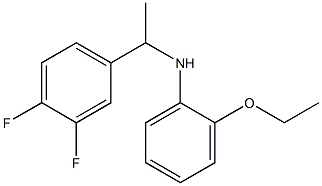 N-[1-(3,4-difluorophenyl)ethyl]-2-ethoxyaniline Structure