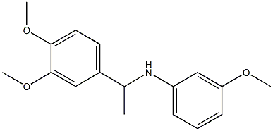 N-[1-(3,4-dimethoxyphenyl)ethyl]-3-methoxyaniline|