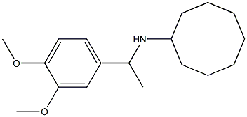 N-[1-(3,4-dimethoxyphenyl)ethyl]cyclooctanamine Structure