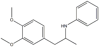 N-[1-(3,4-dimethoxyphenyl)propan-2-yl]aniline Structure