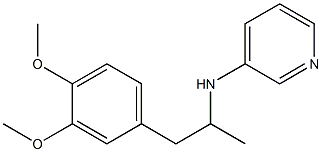 N-[1-(3,4-dimethoxyphenyl)propan-2-yl]pyridin-3-amine