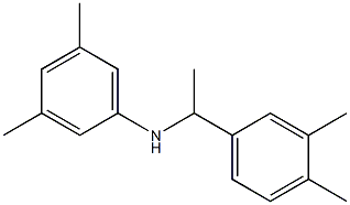 N-[1-(3,4-dimethylphenyl)ethyl]-3,5-dimethylaniline,,结构式