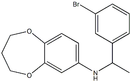 N-[1-(3-bromophenyl)ethyl]-3,4-dihydro-2H-1,5-benzodioxepin-7-amine|