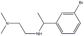 N'-[1-(3-bromophenyl)ethyl]-N,N-dimethylethane-1,2-diamine Structure