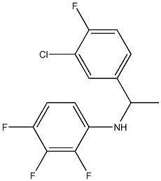 N-[1-(3-chloro-4-fluorophenyl)ethyl]-2,3,4-trifluoroaniline|