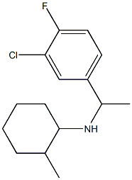 N-[1-(3-chloro-4-fluorophenyl)ethyl]-2-methylcyclohexan-1-amine Structure