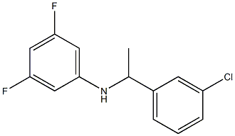 N-[1-(3-chlorophenyl)ethyl]-3,5-difluoroaniline Structure