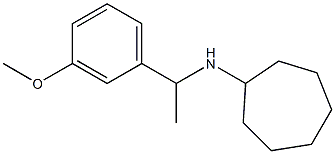 N-[1-(3-methoxyphenyl)ethyl]cycloheptanamine