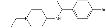 N-[1-(4-bromophenyl)ethyl]-1-propylpiperidin-4-amine