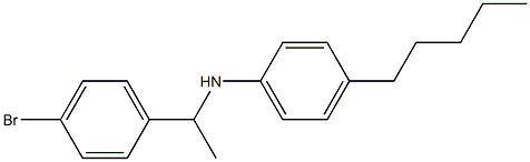  N-[1-(4-bromophenyl)ethyl]-4-pentylaniline