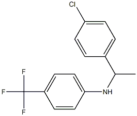 N-[1-(4-chlorophenyl)ethyl]-4-(trifluoromethyl)aniline