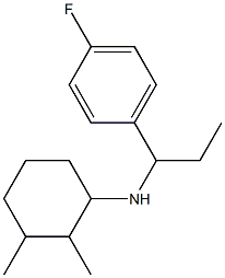 N-[1-(4-fluorophenyl)propyl]-2,3-dimethylcyclohexan-1-amine|