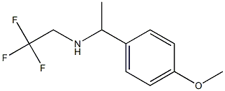N-[1-(4-methoxyphenyl)ethyl]-N-(2,2,2-trifluoroethyl)amine,,结构式