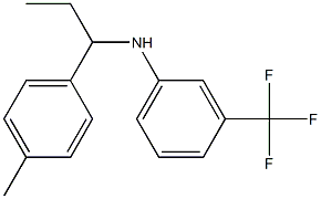  N-[1-(4-methylphenyl)propyl]-3-(trifluoromethyl)aniline