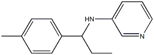  N-[1-(4-methylphenyl)propyl]pyridin-3-amine