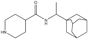 N-[1-(adamantan-1-yl)ethyl]piperidine-4-carboxamide Structure