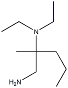 N-[1-(aminomethyl)-1-methylbutyl]-N,N-diethylamine Struktur