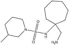  N-[1-(aminomethyl)cycloheptyl]-3-methylpiperidine-1-sulfonamide