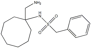 N-[1-(aminomethyl)cyclooctyl]-1-phenylmethanesulfonamide