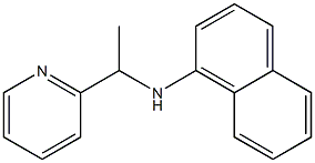 N-[1-(pyridin-2-yl)ethyl]naphthalen-1-amine|