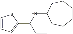  N-[1-(thiophen-2-yl)propyl]cycloheptanamine