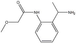 N-[2-(1-aminoethyl)phenyl]-2-methoxyacetamide,,结构式