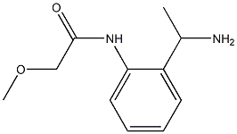 N-[2-(1-aminoethyl)phenyl]-2-methoxyacetamide Structure