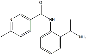 N-[2-(1-aminoethyl)phenyl]-6-methylnicotinamide Structure