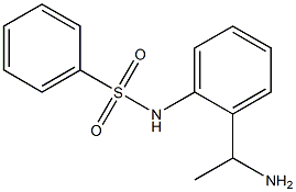 N-[2-(1-aminoethyl)phenyl]benzenesulfonamide|